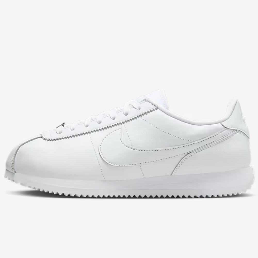 Nike Cortez All White Leather Sneakers 8.5